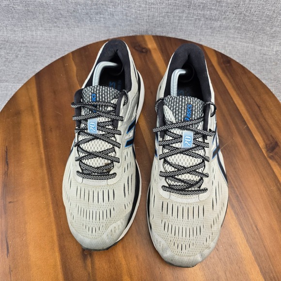 ASICS Gel Cumulus 20 Wide Mens Running Shoes Gray Blue Athletic Sneakers Sz 10.5 - Picture 10 of 15